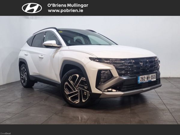 Hyundai Tucson SUV, Petrol Plug-in Hybrid, 2026, White
