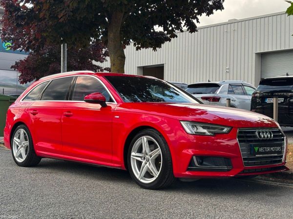 Audi A4 Estate, Petrol, 2017, Red