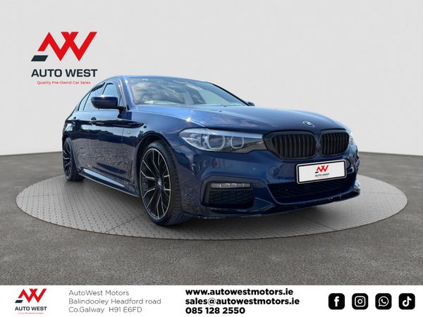 BMW 5-Series Saloon, Diesel, 2020, Blue
