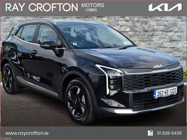 Kia Sportage SUV, Diesel Hybrid, 2026, Black
