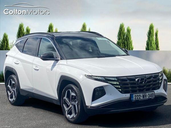 Hyundai Tucson SUV, Petrol Hybrid, 2022, White