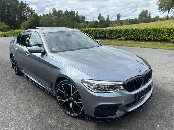 BMW 5-Series Saloon, Petrol Hybrid, 2019, Grey