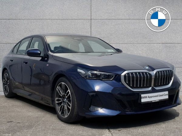 BMW 5-Series Saloon, Petrol Plug-in Hybrid, 2025, Blue