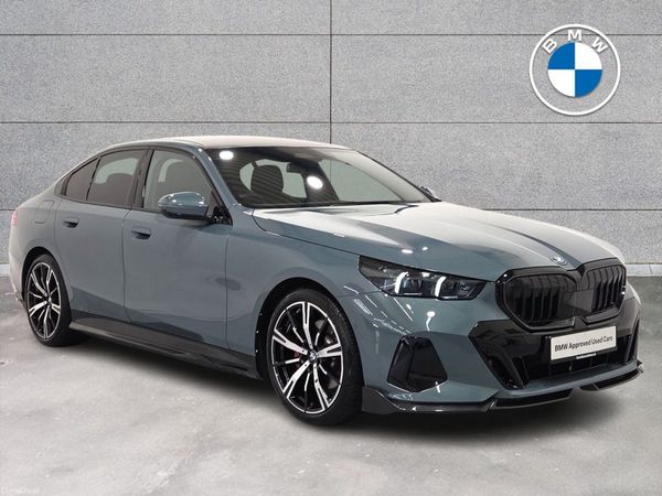 BMW 5-Series Saloon, Petrol Plug-in Hybrid, 2026, Green