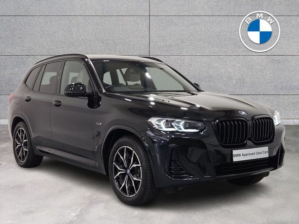 BMW X3 SUV, Petrol Plug-in Hybrid, 2022, Black