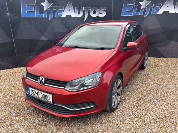 Volkswagen Polo Hatchback, Petrol, 2015, Red