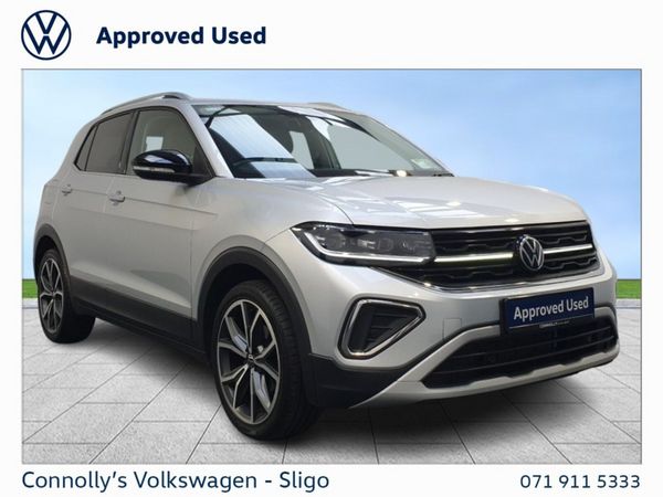 Volkswagen T-Cross SUV, Petrol, 2024, Silver