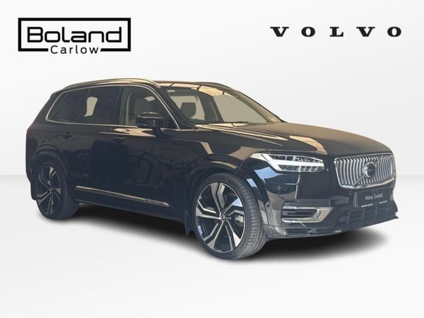 Volvo XC90 SUV, Petrol Plug-in Hybrid, 2024, Black
