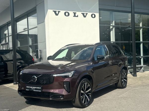 Volvo XC90 SUV, Petrol Plug-in Hybrid, 2026, Red