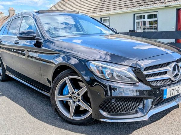 Mercedes-Benz C-Class Estate, Petrol Plug-in Hybrid, 2017, Black