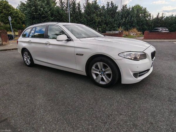 BMW 5-Series Estate, Diesel, 2012, White