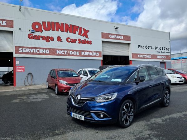 Renault Grand Scenic MPV, Diesel Hybrid, 2018, Blue