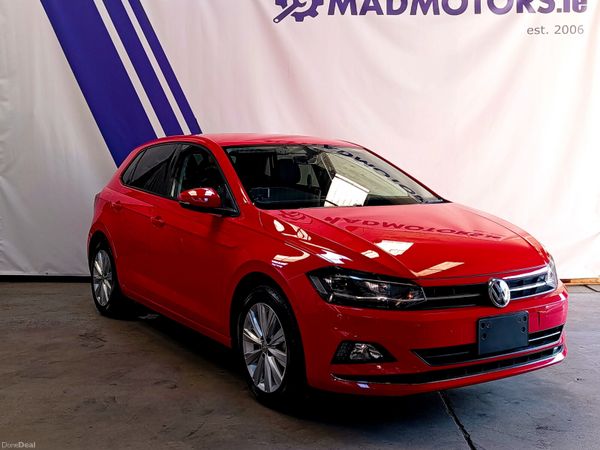 Volkswagen Polo Hatchback, Petrol, 2019, Red