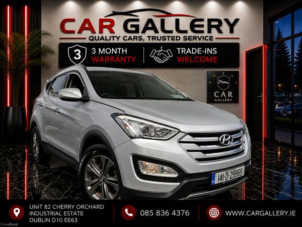 Hyundai Santa Fe SUV, Diesel, 2014, Silver