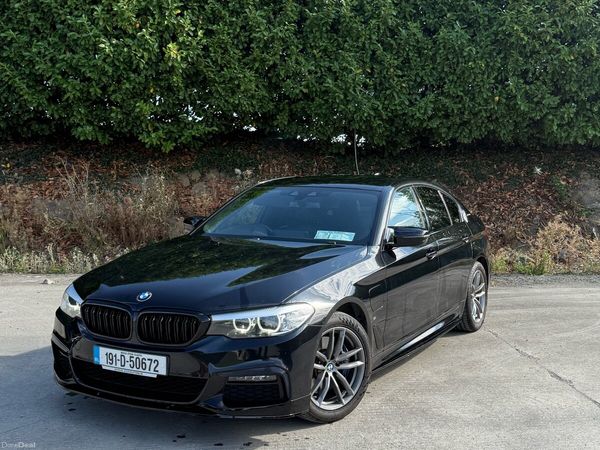 BMW 5-Series Saloon, Petrol Plug-in Hybrid, 2019, Black