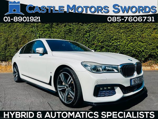 BMW 7-Series Saloon, Petrol Hybrid, 2016, White