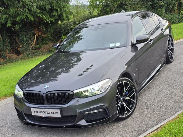 BMW 5-Series Saloon, Petrol Plug-in Hybrid, 2018, Grey
