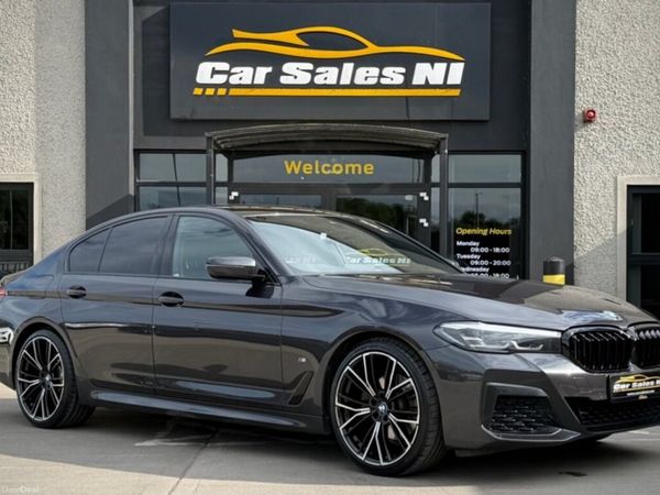 BMW 5-Series Saloon, Diesel Hybrid, 2021, Grey
