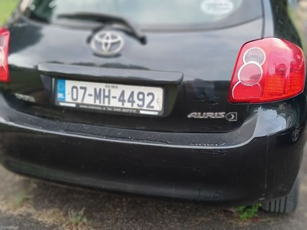 Toyota Auris Hatchback, Petrol, 2007, Black