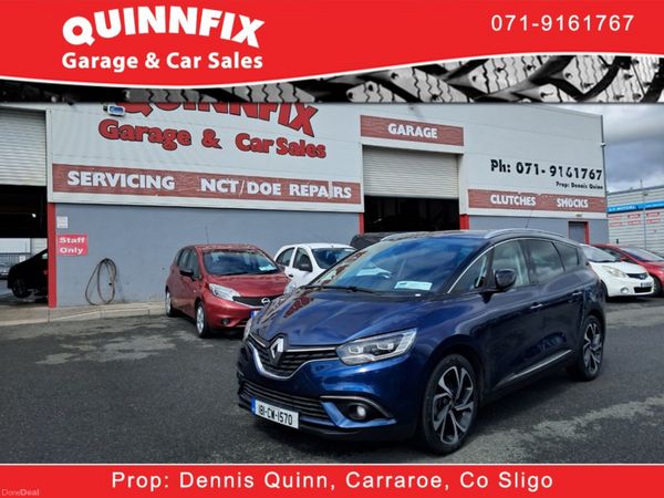 Renault Grand Scenic MPV, Diesel Hybrid, 2018, Blue