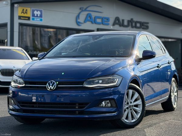 Volkswagen Polo Hatchback, Petrol, 2021, Blue
