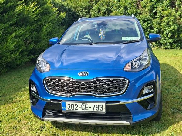 Kia Sportage SUV, Diesel Hybrid, 2020, Blue