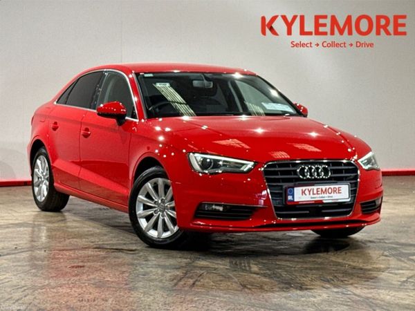 Audi A3 Saloon, Petrol, 2017, Red