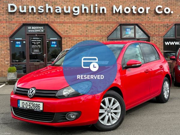 Volkswagen Golf Hatchback, Petrol, 2012, Red