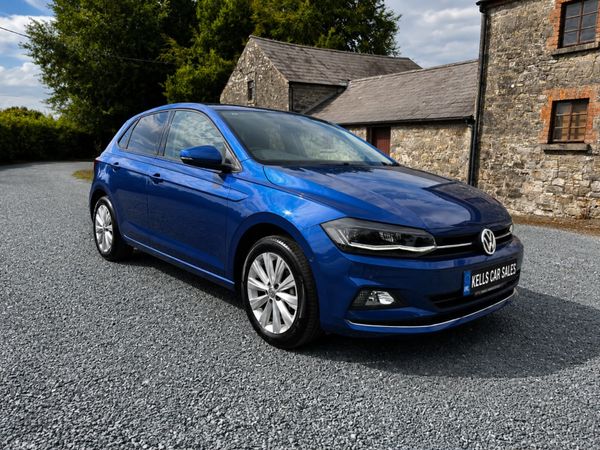 Volkswagen Polo Hatchback, Petrol, 2018, Blue