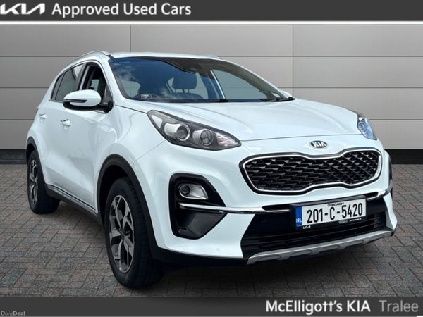 Kia Sportage MPV, Diesel Hybrid, 2020, White