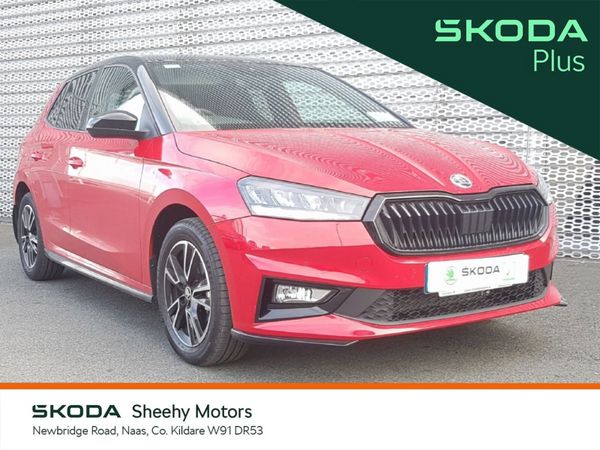Skoda Fabia Hatchback, Petrol, 2024, Red