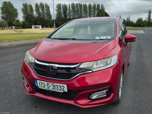 Honda Fit Hatchback, Petrol Hybrid, 2017, Red