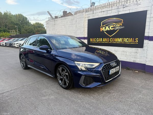 Audi A3 Hatchback, Petrol Hybrid, 2022, Blue