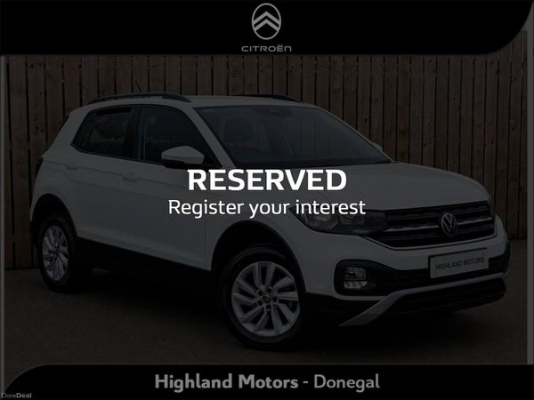 Volkswagen T-Cross Estate, Petrol, 2022, White