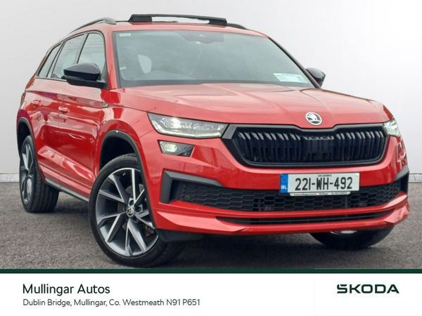 Skoda Kodiaq SUV, Diesel, 2022, Red
