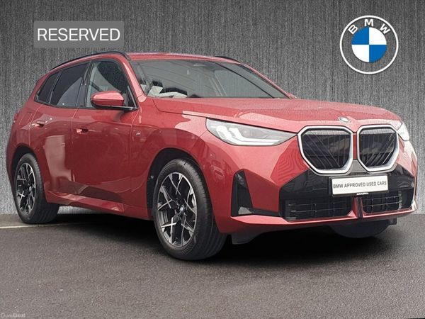 BMW X3 SUV, Petrol Plug-in Hybrid, 2026, Red