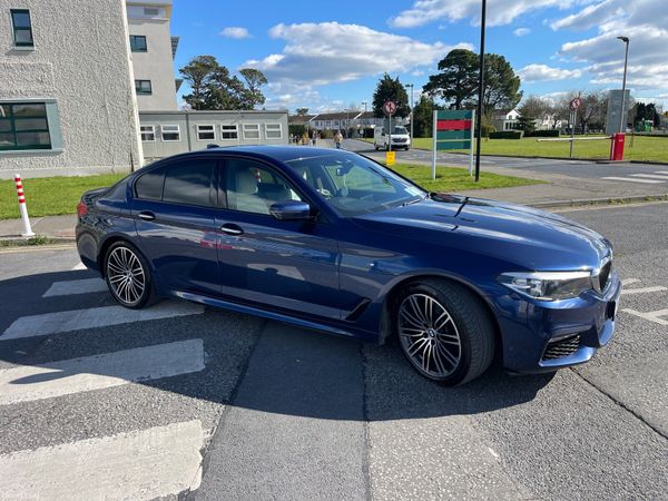 BMW 5-Series Saloon, Diesel, 2018, Blue