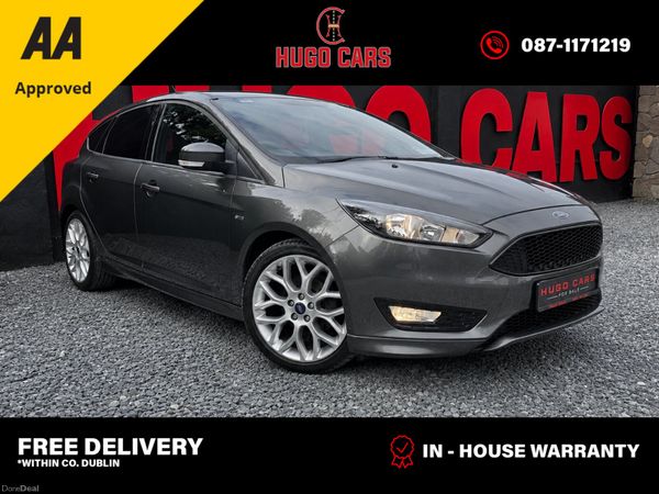Ford Focus Hatchback, Petrol, 2017, Grey