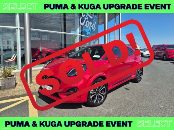 Ford Puma MPV, Petrol Hybrid, 2022, Red