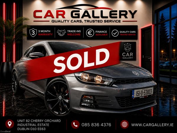 Volkswagen Scirocco Coupe, Petrol, 2015, Grey