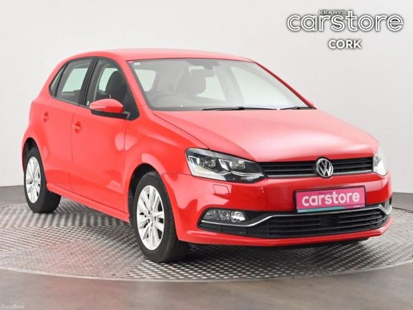 Volkswagen Polo Hatchback, Petrol, 2017, Red