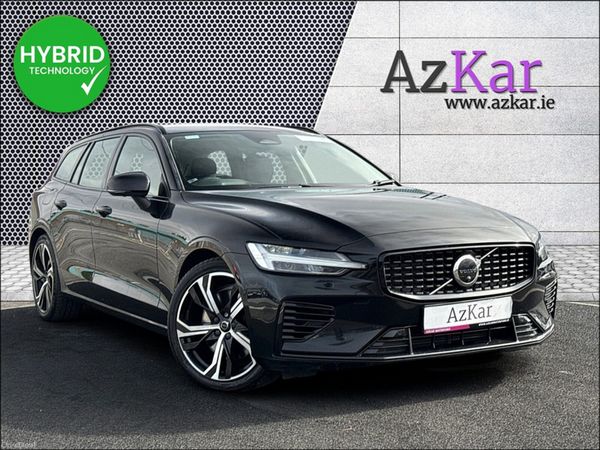 Volvo V60 Estate, Petrol Plug-in Hybrid, 2023, Black
