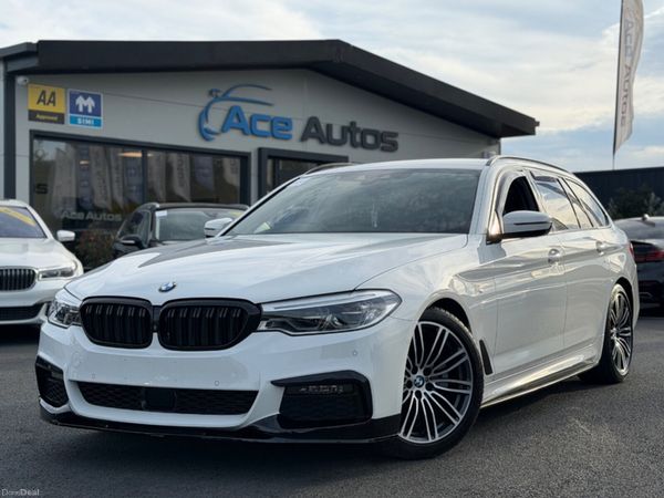 BMW 5-Series Estate, Diesel, 2018, White
