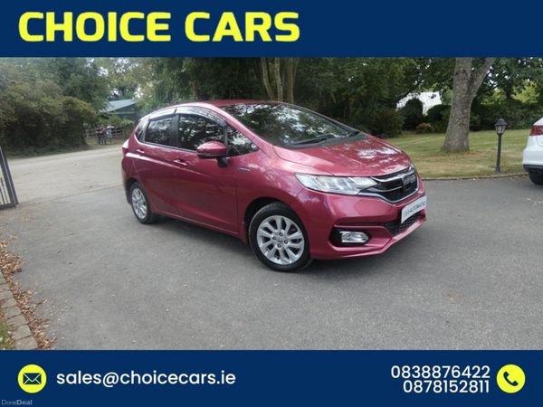 Honda Fit Hatchback, Petrol Hybrid, 2017, Red