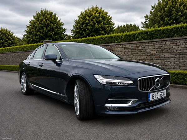 Volvo S90 Saloon, Diesel, 2018, Blue