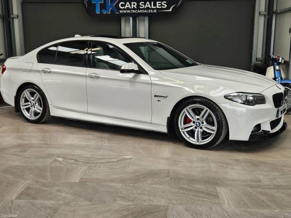 BMW 5-Series Saloon, Diesel, 2016, White