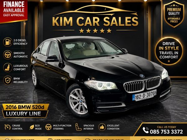 BMW 5-Series Saloon, Diesel, 2019, Black