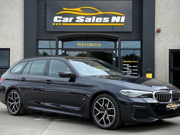 BMW 5-Series Estate, Diesel Hybrid, 2022, Black