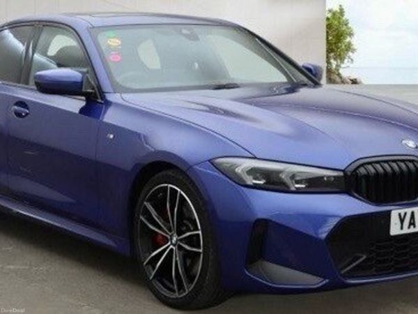 BMW 3-Series Saloon, Diesel Hybrid, 2023, Blue