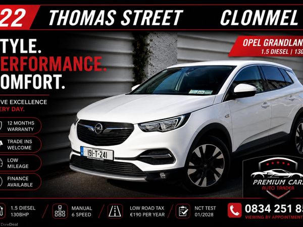 Opel Grandland X SUV, Petrol, 2019, White